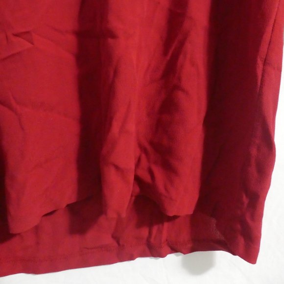 H&M | size 12 | Red Long Sleeve Gold Chain Open Back Dress | NWOT - Picture 14 of 16